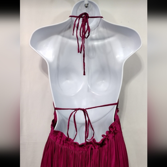 Free People 100 Degree of Shine Mini Dress Women's S Pink Barbiecore Romantic - Picture 8 of 10